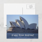 Sydney Opera House Postkarte (Vorne/Hinten)