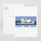 Sydney Opera House Postkarte (Vorne/Hinten)