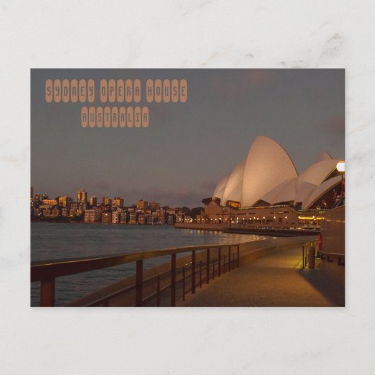 Sydney Opera House Postkarte (Vorderseite)