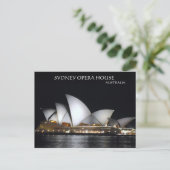 Sydney Opera House Postkarte (Stehend Vorderseite)