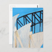 Sydney Opera House Postkarte (Vorne/Hinten)