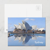 Sydney Opera House Reflections Postkarte (Vorne/Hinten)