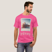 Sydney Opera House Retro Foto T-Shirt (Vorne ganz)