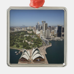 Sydney Opera House, Royal Botanic Gardens, CBD Ornament Aus Metall