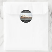 Sydney Opera House Runder Aufkleber (Tasche)