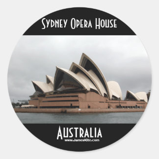Sydney Opera House Runder Aufkleber