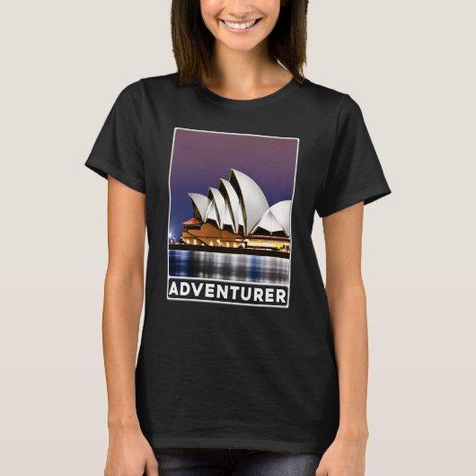 Sydney Opera House Sydney Australia Adventurer T-Shirt (Vorderseite)