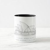 Sydney Opera House, Sydney, Australien Tasse (Zentrum)