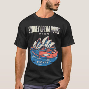 Sydney Opera House Sydney Australien Vintage Reise T-Shirt