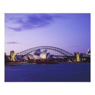 Sydney Opera House und Hafen, New South 2 Fotodruck