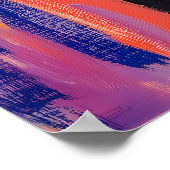 Sydney Opera House und Harbour Bridge in Fauvist Poster (Ecke)