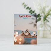 Sydney Opera House Vintag Postkarte (Stehend Vorderseite)