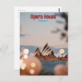 Sydney Opera House Vintag Postkarte (Vorne/Hinten)