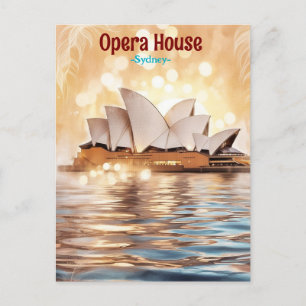 Sydney Opera House Vintage Postkarte
