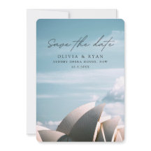 Sydney Opera House Wedding Save the Date