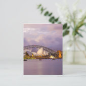 Sydney Opera in der Nacht Postkarte (Stehend Vorderseite)