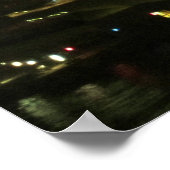 Sydney Opera lebhaft blau Poster (Ecke)