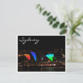 Sydney Opera lebhaft hell Postkarte (Stehend Vorderseite)