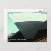 Sydney Opera Side (Australien) Postkarte (Vorne/Hinten)