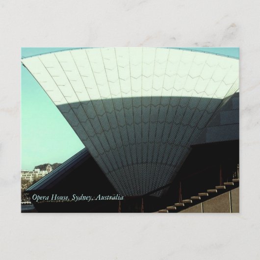 Sydney Opera Side (Australien) Postkarte (Vorderseite)