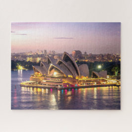 Sydney-Opern-Haus im Abend Puzzle