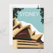 Sydney, Opernhaus, Australien Postkarte (Vorne/Hinten)