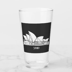 Sydney Opernhaus Australien zeichne Sketch Hoodie Glas