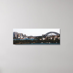 Sydney » Opernhaus & Hafenbrücke Leinwand