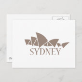 Sydney-Opernhaus Postkarte (Vorne/Hinten)
