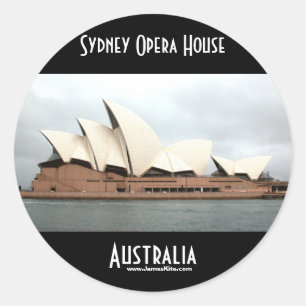 Sydney-Opernhaus Runder Aufkleber