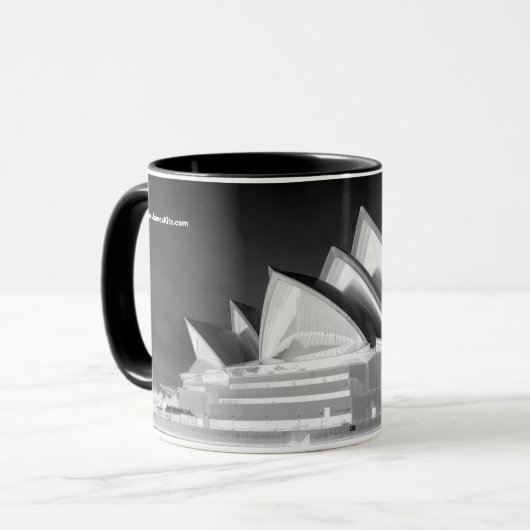 Sydney-Opernhaus Tasse (Vorderseite Links)
