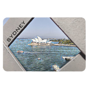 Sydney Opernhaus Wasser Magnet
