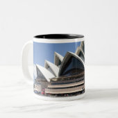 Sydney-Opernhausäußeres, Sydney, neuer Süden Zweifarbige Tasse (Vorderseite Links)