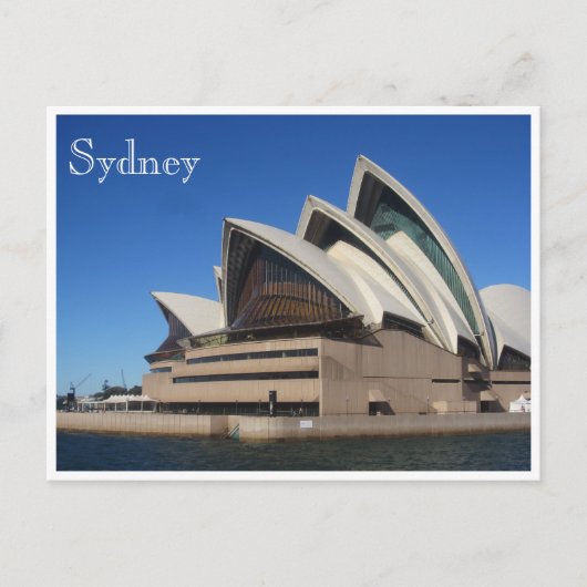 Sydney Opernsegeln Postkarte (Vorderseite)