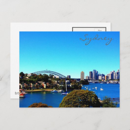 Sydney Postcard Postkarte (Vorne/Hinten)