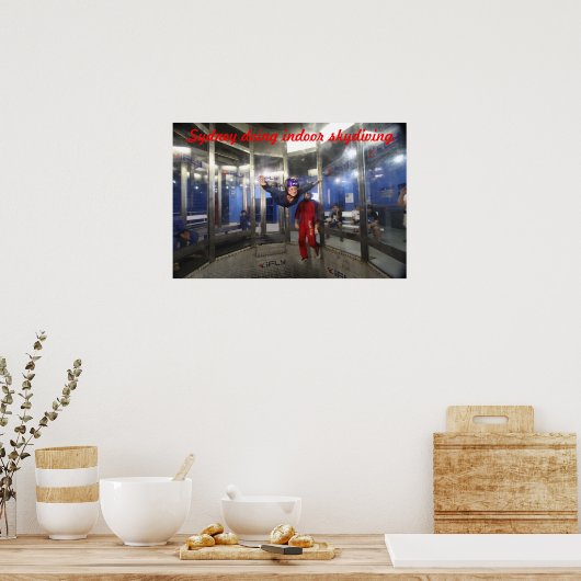 Sydney Poster Indoor Skydiving (Küche)