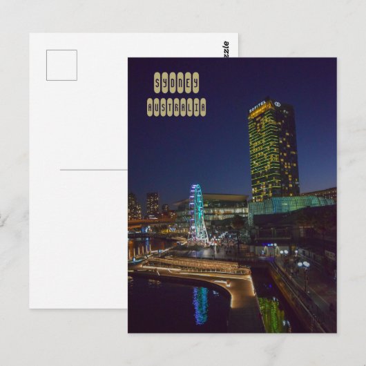 Sydney Postkarte (Vorne/Hinten)
