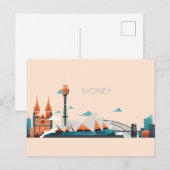 sydney postkarte (Vorne/Hinten)