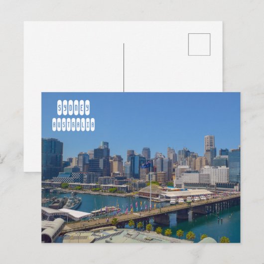 Sydney Postkarte (Vorne/Hinten)