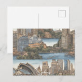 Sydney Postkarte (Vorne/Hinten)