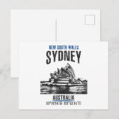 Sydney Postkarte (Vorne/Hinten)