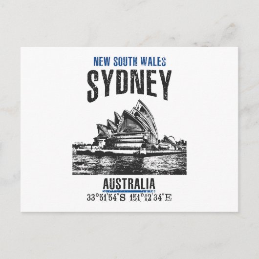 Sydney Postkarte (Vorderseite)