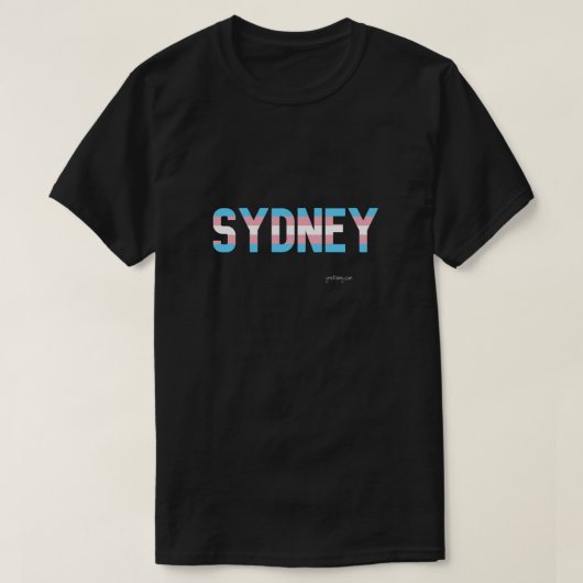 Sydney Pride Transgender Flag T-Shirt (Design vorne)