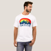 Sydney-Regenbogen-Skyline T-Shirt (Vorne ganz)
