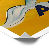Sydney Reiseplakat Australien Strand Kunst Poster (Ecke)