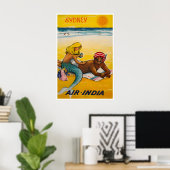 Sydney Reiseplakat Australien Strand Kunst Poster (Heimbüro)