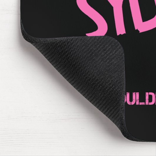 Sydney-Sache, die man nicht verstehen würde, wie m Mousepad (Ecke)