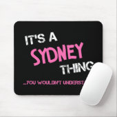 Sydney-Sache, die man nicht verstehen würde, wie m Mousepad (Mit Mouse)