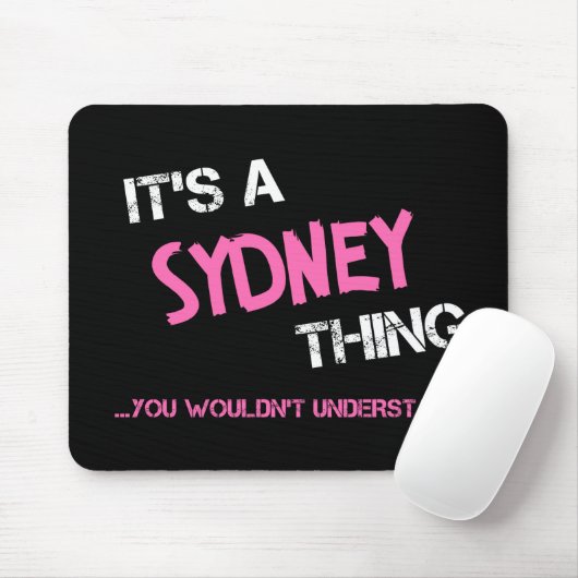Sydney-Sache, die man nicht verstehen würde, wie m Mousepad (Mit Mouse)