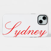 Sydney - schöne iPhone-Hülle iPhone Hülle (Rückseite (Horizontal))